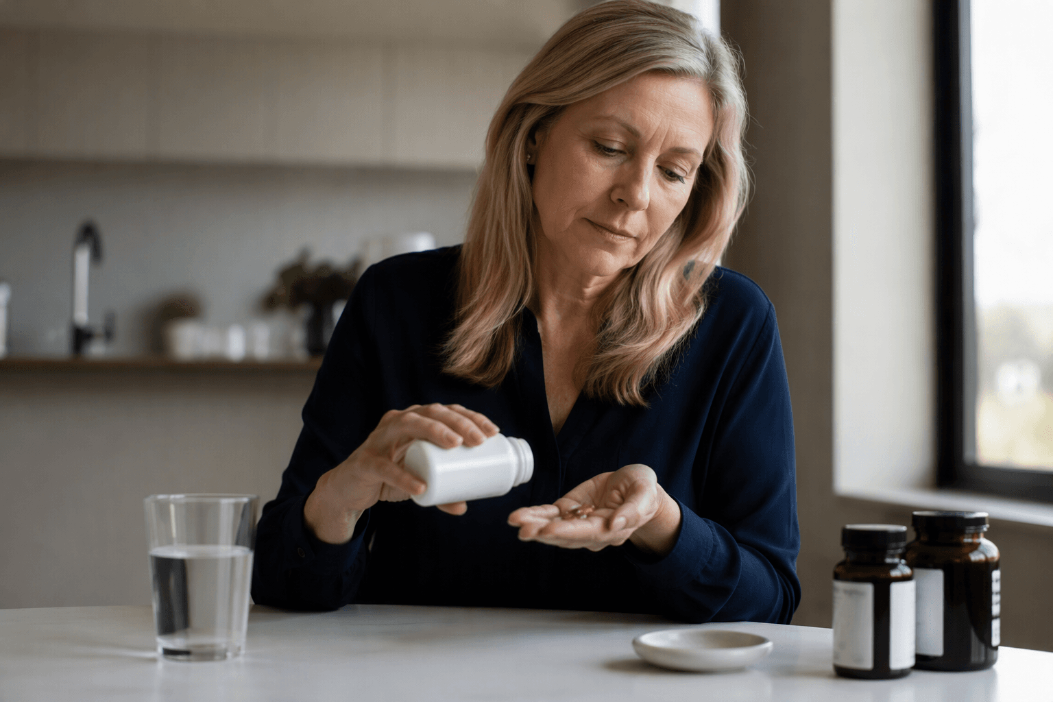 What evidence-based supplements help perimenopause in the UK?